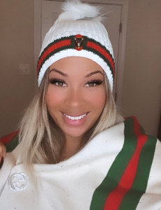 White Beanie w/ Fur